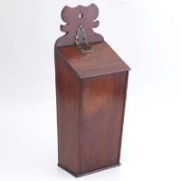 Lot 363 - Mahogany candlebox