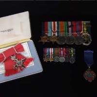 Lot 373 - An M.B.E. group of seven and miniatures (16)