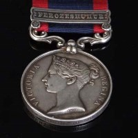 Lot 374 - Sutlej medal with Ferozeshuhur clasp.
