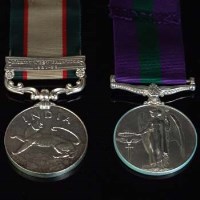 Lot 382 - India General Service Medal, with George VI Ind Imp General Service Medal (2).