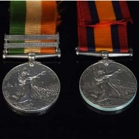 Lot 386 - King's and Queen's South Africa medals (2).