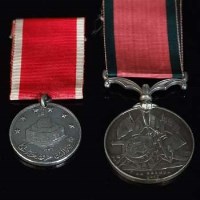 Lot 387 - St Jean D'Acre Medal 1840 (Silver) also Turkish Crimea Medal (La Crimea) (2).