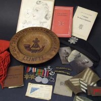 Lot 390 - Collection of military items relating to the