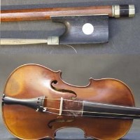 Lot 397 - French Stradivarius copy viola.
