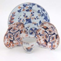 Lot 507 - Two Imari Dishes, a plate and teabowl