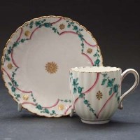 Lot 515 - Chelsea Derby cup and saucer circa 1770