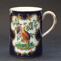 Lot 537 - Late Flight Barr and Barr mug painted in Dr. Wall