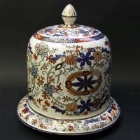 Lot 561 - Masons cheese dish and cover.