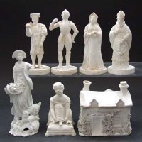 Lot 566 - Group of Derby and other biscuit porcelain
