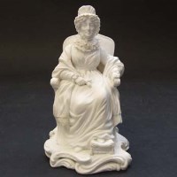 Lot 569 - Minton Hannah More figure.