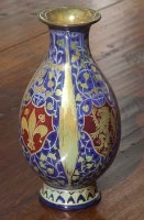 Lot 618 - Pilkington's Royal Lancastrian Lion vase.