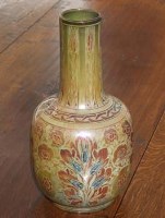 Lot 620 - Pilkington's Royal Lancastrian tall vase.