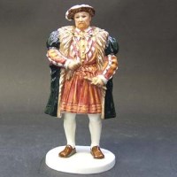 Lot 635 - King Henry VIII figure with box and certificate.