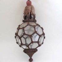 Lot 671 - Globular hanging light