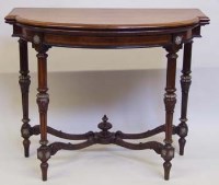 Lot 693 - Louis XVI style card table.
