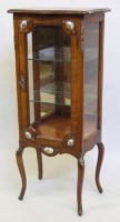 Lot 704 - French small vitrine.