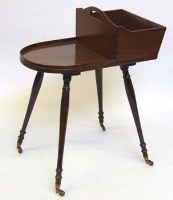 Lot 760 - Mahogany butler's tray table