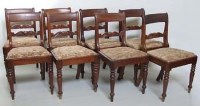 Lot 772 - Eight single dining chairs.