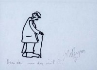 Lot 63 - John Thompson, How do! nice day isn't it?, ink