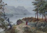 Lot 129 - George Fennel Robson, Derwentwater, watercolour