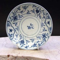 Lot 358 - Worcester rare saucer