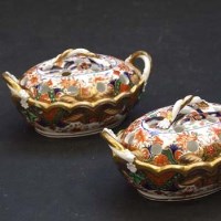 Lot 382 - Pair of Spode pot pouri vases
