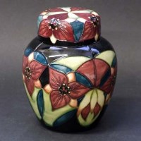 Lot 416 - Moorcroft Trilliam pattern ginger jar (second)