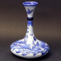 Lot 424 - Moorcroft Yacht 1897-1997 vase.