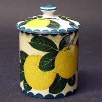 Lot 430 - Wemyss oranges preserve pot.