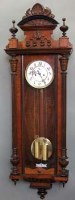 Lot 458 - Becker eight day wall clock.