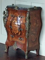 Lot 487 - French Marquetry commode.