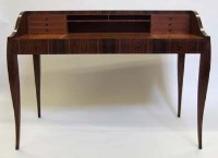 Lot 491 - Silverlining Art Deco style writing desk