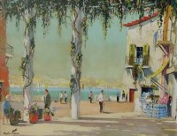 Lot 13 - C.R. Doyly-John, Alpe D'Huez Rivera, oil