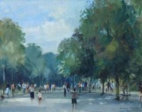 Lot 67 - Ivan Taylor, Tuileries, Paris, oil