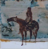 Lot 80 - Leo McDowell, Byzantium II, mixed media