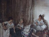 Lot 126 - After W.R. Flint, The Trio, signed print