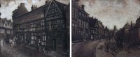 Lot 149 - Herbert St. John Jones The Old Crown Inn, Nantwich and Welsh Row, Nantwich, oil (2)