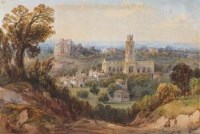 Lot 163 - Cromwell, Pontifract Old Church - ruined, watercolour