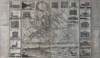 Lot 185 - A Plan of the Towns of Manchester and Salford taken about 1650