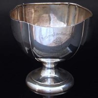 Lot 224 - Silver trophy on stand