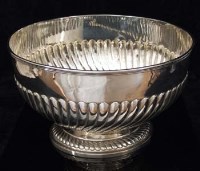 Lot 228 - Silver Punch Bowl