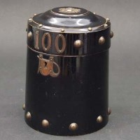 Lot 380 - '100' Tea Caddy