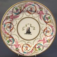 Lot 443 - Flight Barr and Barr armorial plate