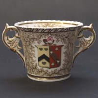Lot 446 - Chamberlains armorial chocolate cup
