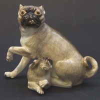 Lot 453 - Pug dog group