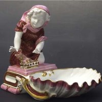 Lot 463 - Copeland shell shaped sweet meat dish