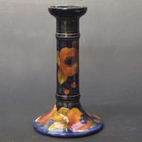 Lot 510 - Moorcroft pomegranate candlestick