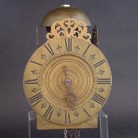 Lot 525 - Lantern clock inscribed Sam Stevens