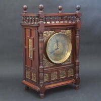 Lot 527 - Eight day mantel clock