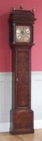 Lot 535 - Walnut longcased clock inscribed Daniel Quare